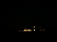 Richard & Angela Green's lights at Brockley from a distance.
